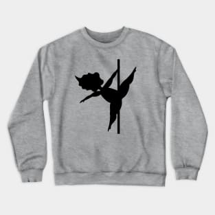 Pole Fitness | Body Confidence | Pole Dancer Silhouette Crewneck Sweatshirt